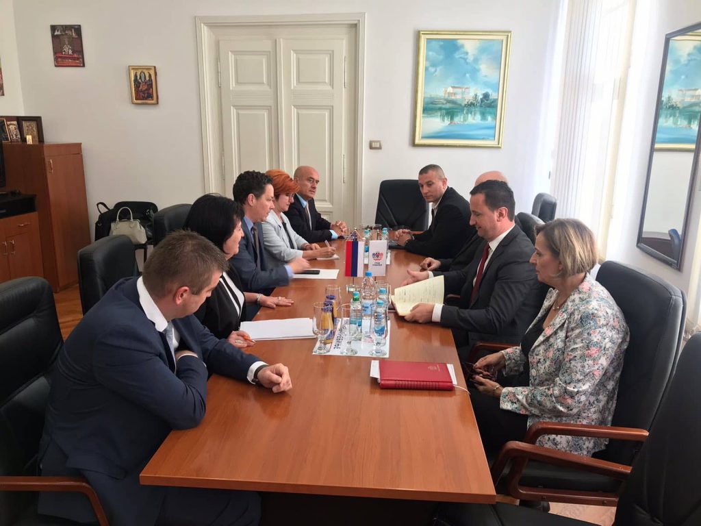 Министар Сребренка Голић у посјети Градској управи