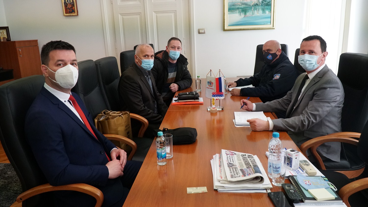 Ћурић са начелником Јабланице – Размјена искустава основ за будућу сарадњу