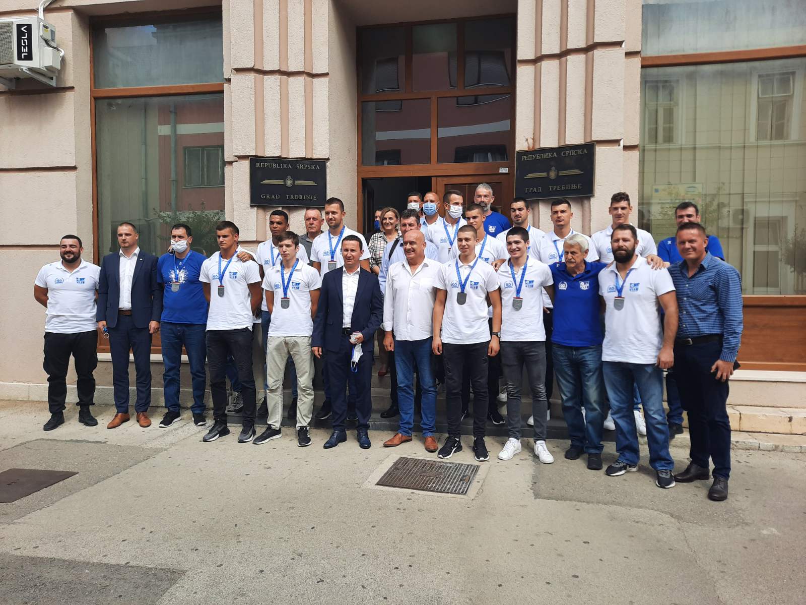 Ћурић организовао пријем за играче, чланове стручног штаба и руководство РК Леотар