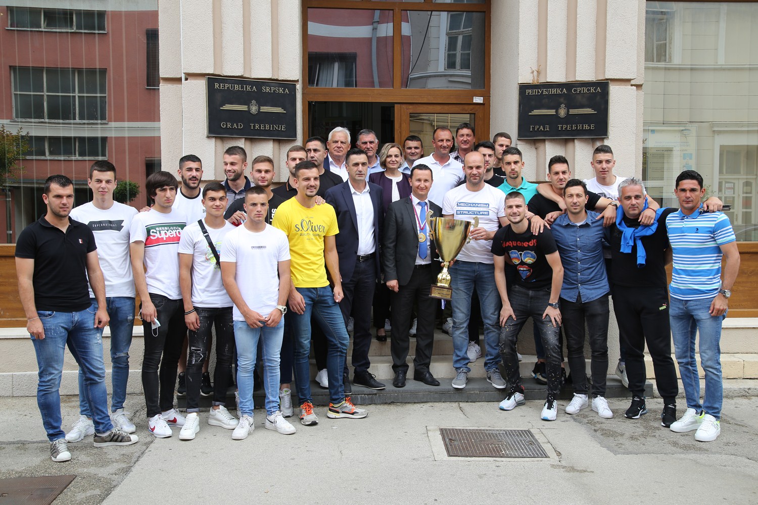 Освајачи Купа Српске у фудбалу на пријему у Градској управи