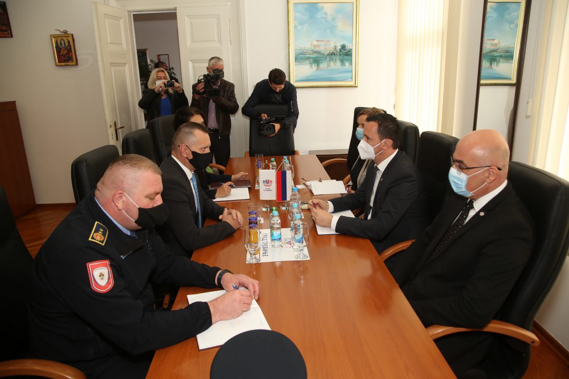 Ćurić i Lukač: Odlična saradnja Gradske uprave, MUP-a i PU Trebinje