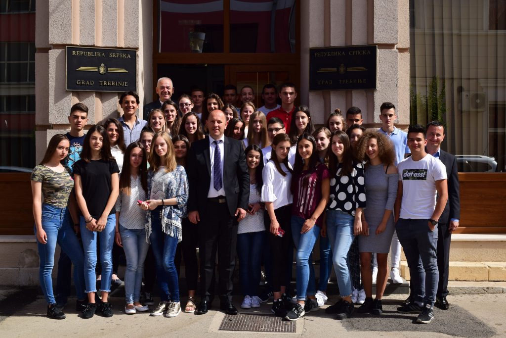 Најбољи ученици на пријему код Градоначелника