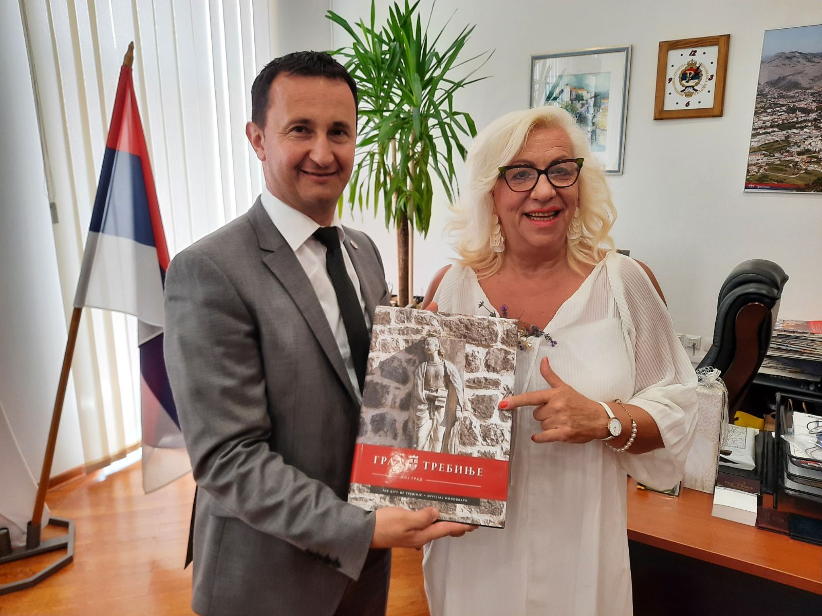 Gradonačelnik ugostio Miru Bokun – Hvala joj za sve lijepe riječi o Trebinju