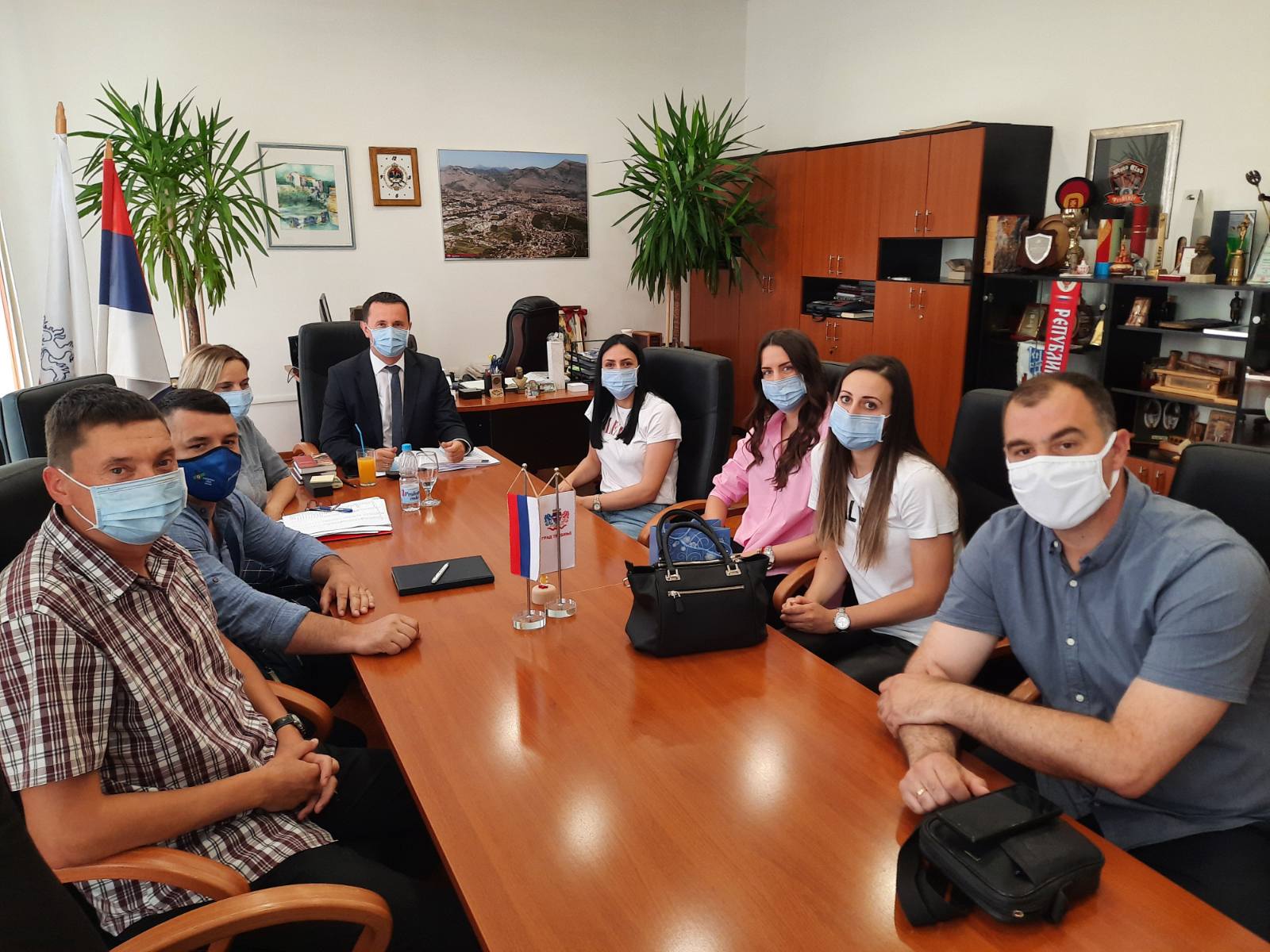 Пријем за успјешне кошаркашице из Требиња