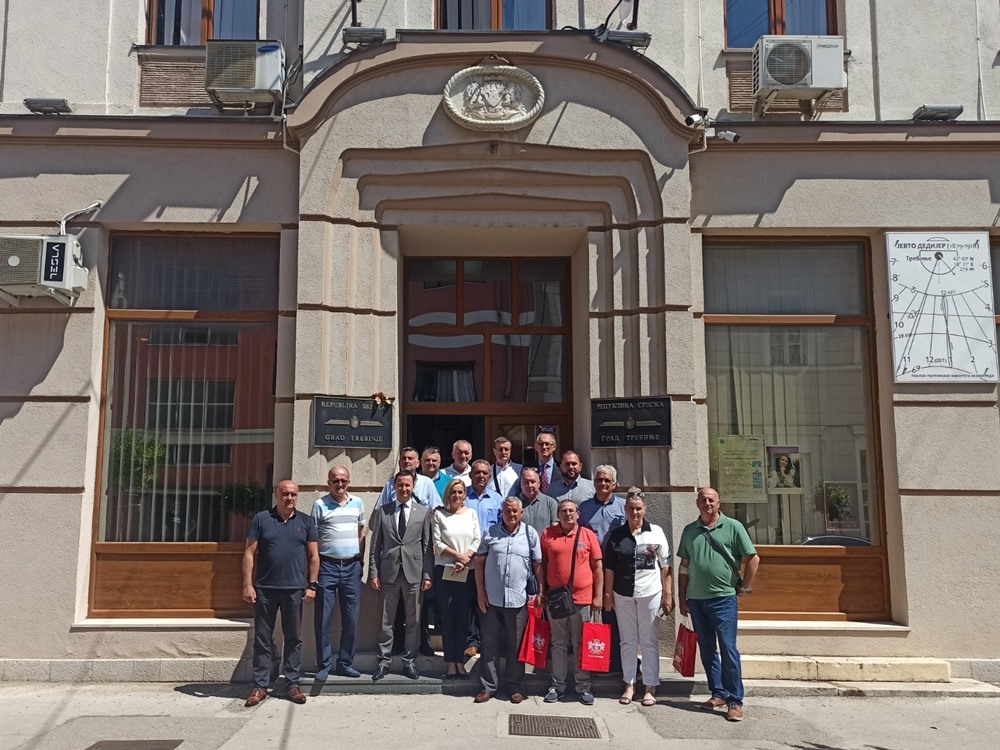 Članovi društava dobrovoljnih davalaca krvi na prijemu kod gradonačelnika