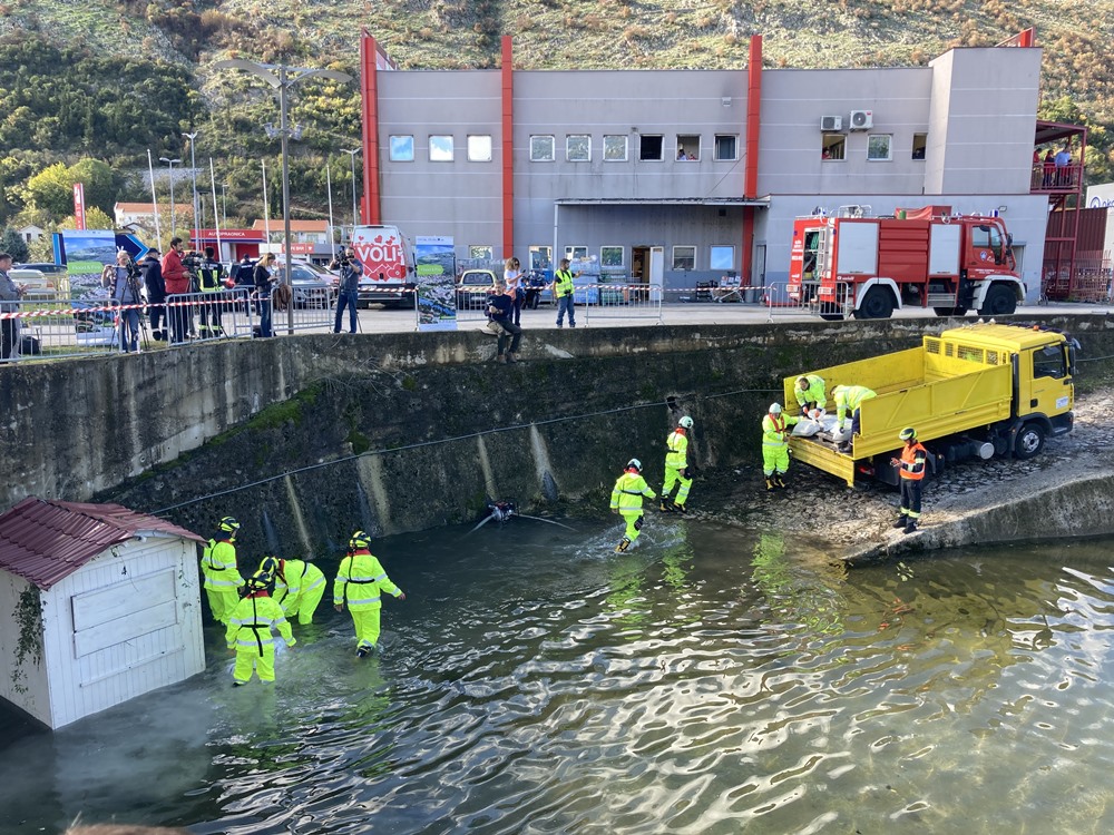Одржана завршна вјежба пројекта „Flood and Fire“ – Сарадња ојачала спасилачке капацитете Херцег Новог, Конавала, Требиња и Равног