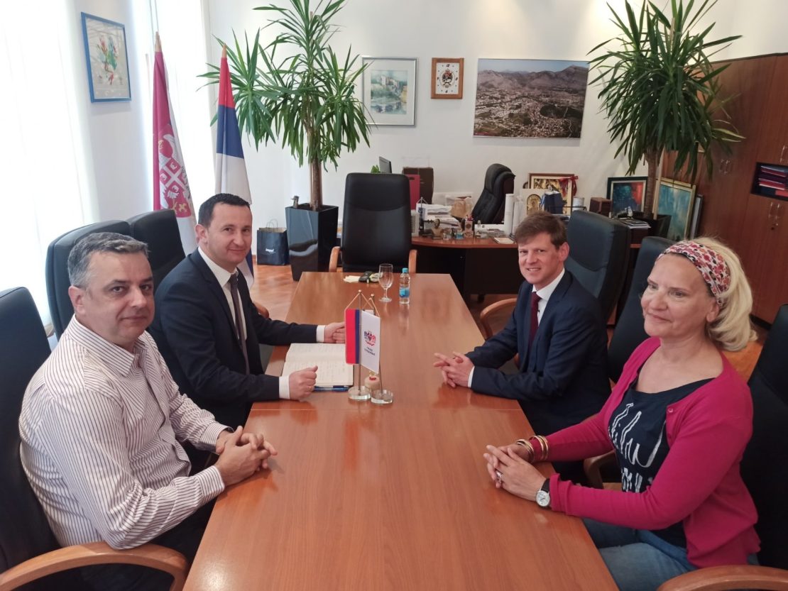 Ћурић разговарао са шефом дипломатске канцеларије Краљевине Белгије