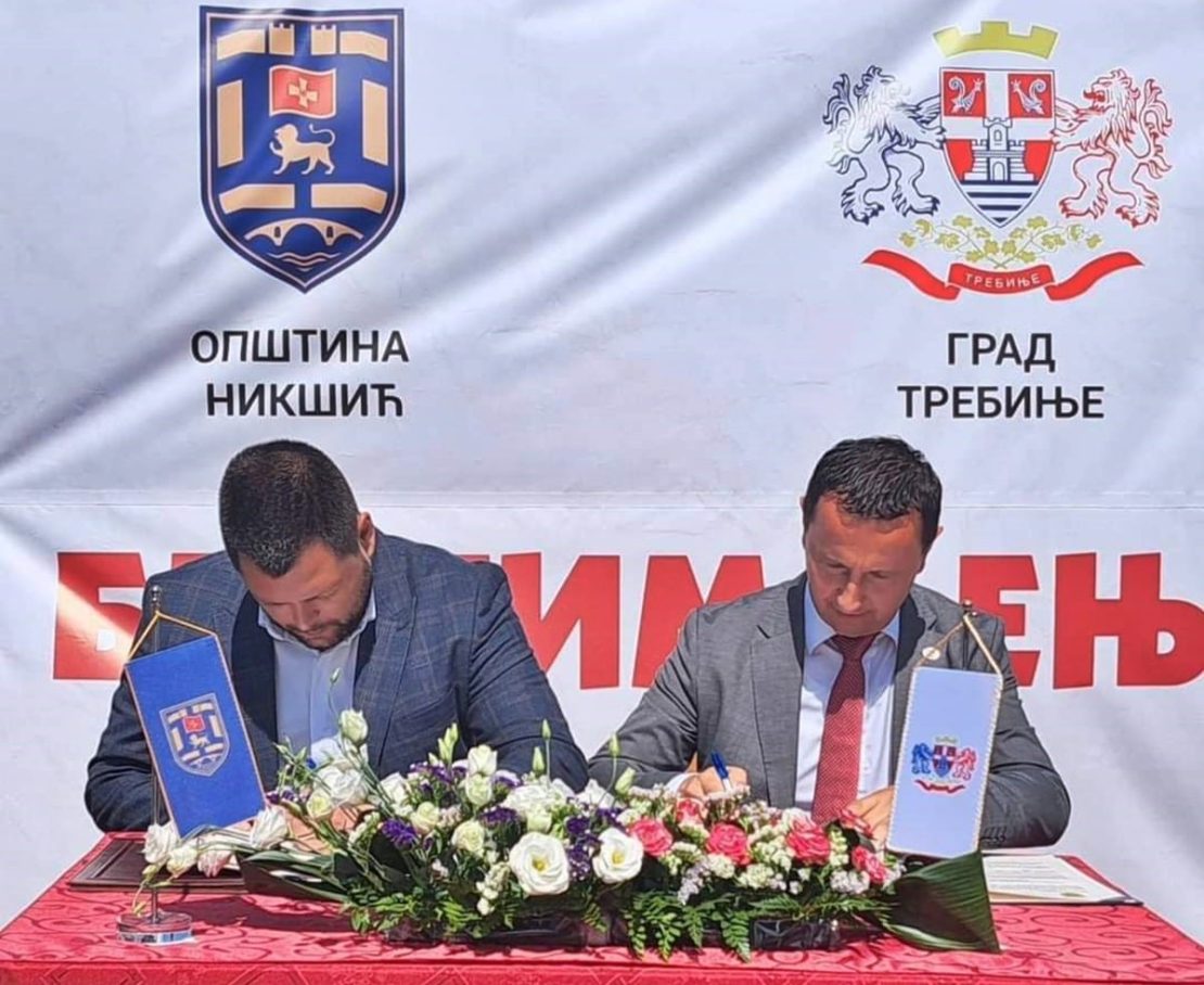 Повеља о братимљењу између Требиња и Никшићa потписана на Вучјем Долу