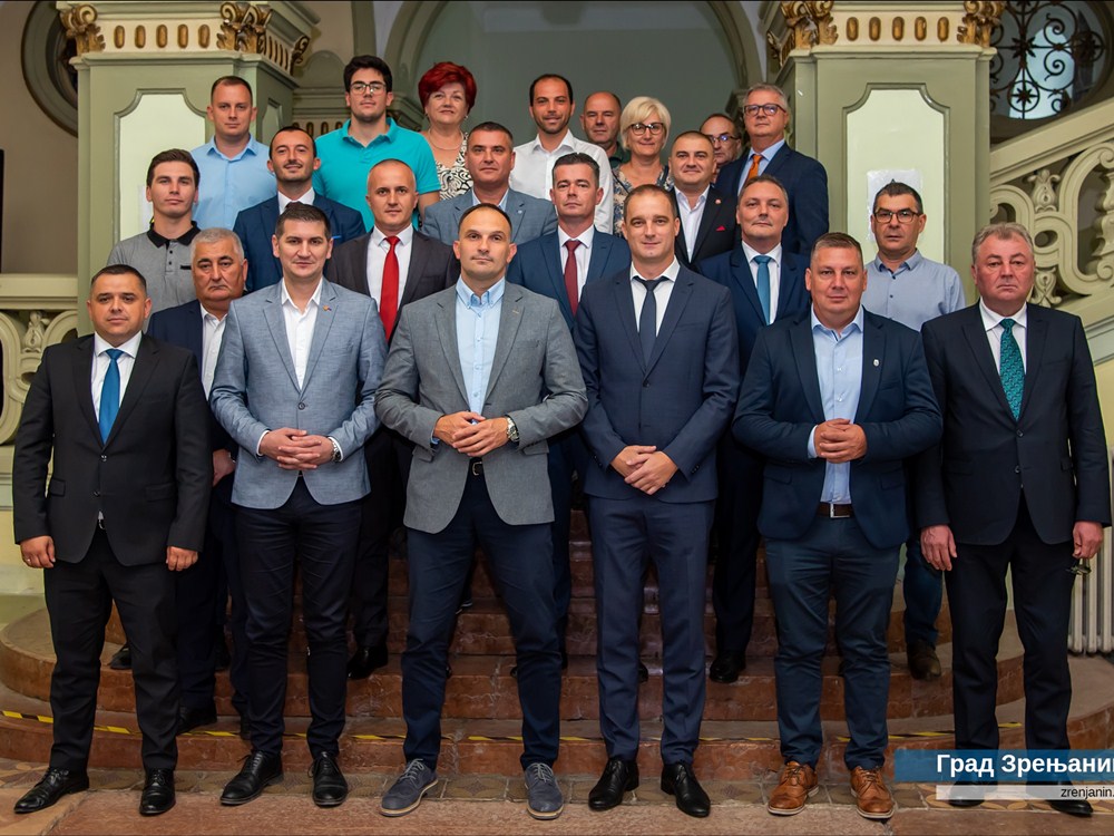 Замјеник градоначелника Дражен Бошковић на традиционалном пријему код градоначелника Зрењанина