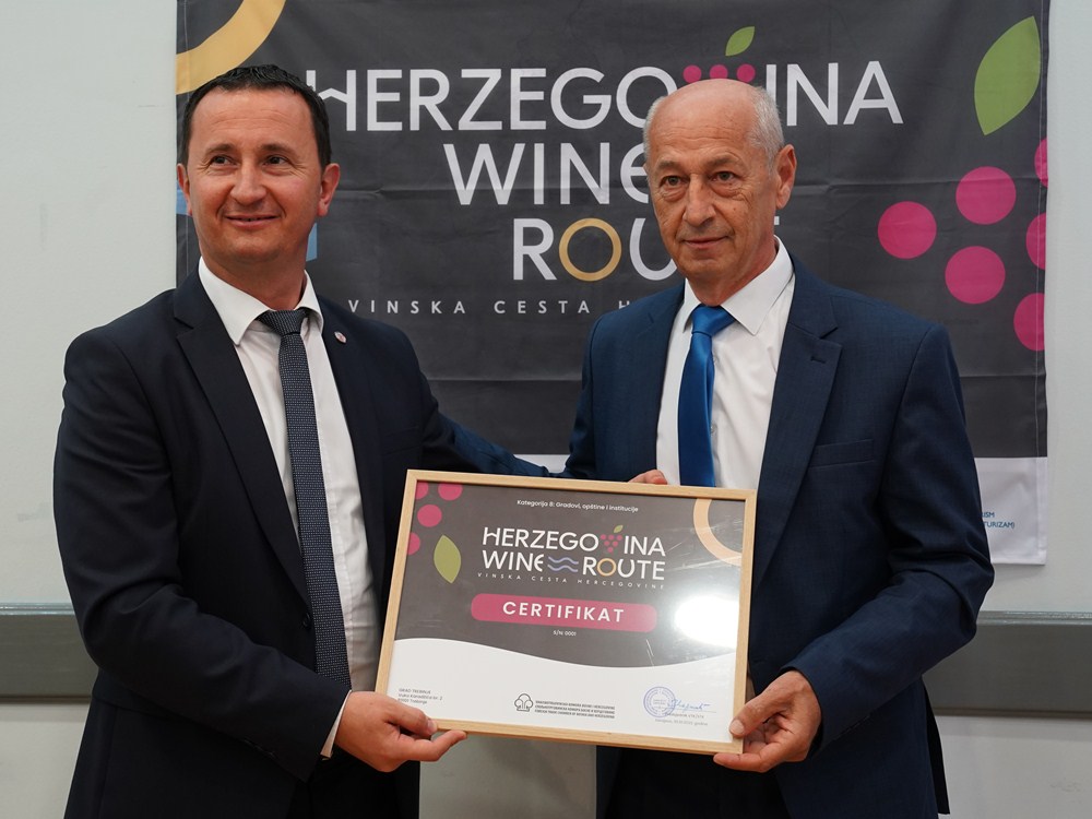 Требиње прва локална заједница која се укључила у Винску цесту Херцеговине