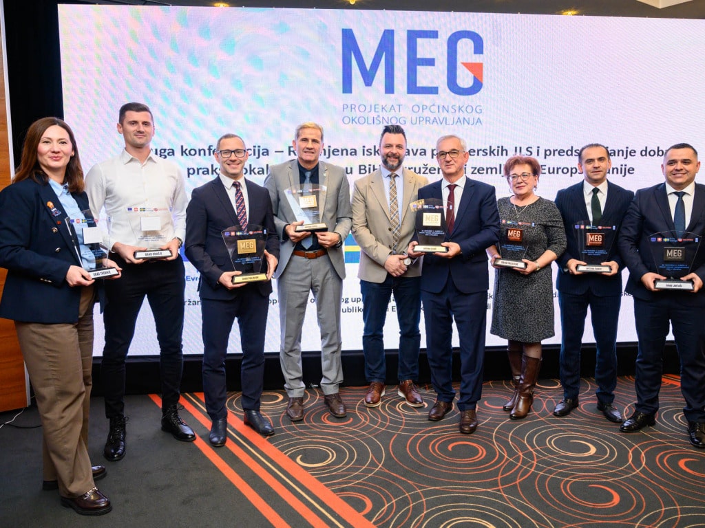 Додијељено признање Граду Требињу у оквиру пројекта МЕГ 2