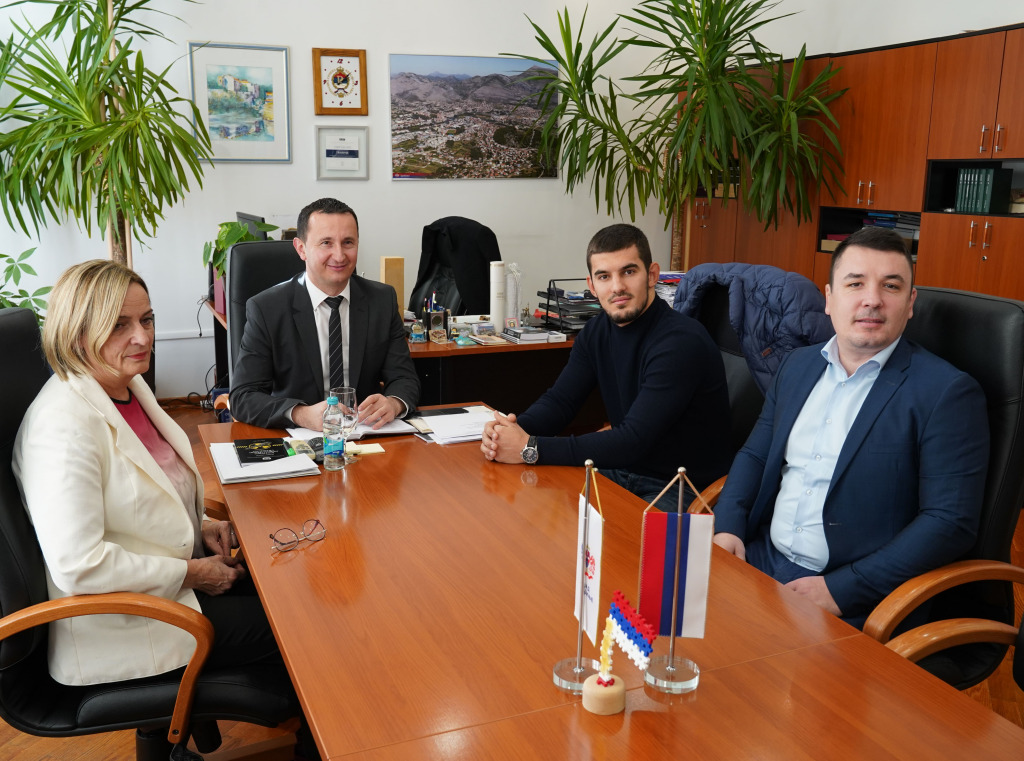 Најбољи спортиста Српске Божидар Вучуревић на пријему код градоначелника Ћурићa