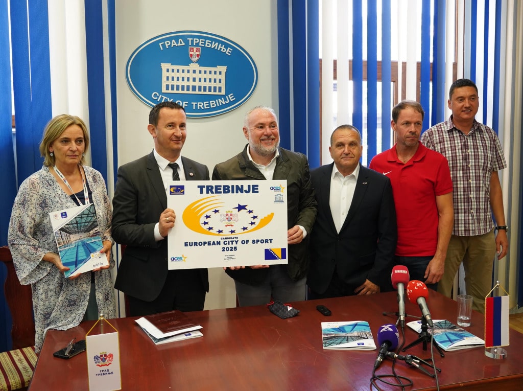 Град Требиње и званично поднио кандидатуру за Европски град спорта 2025.