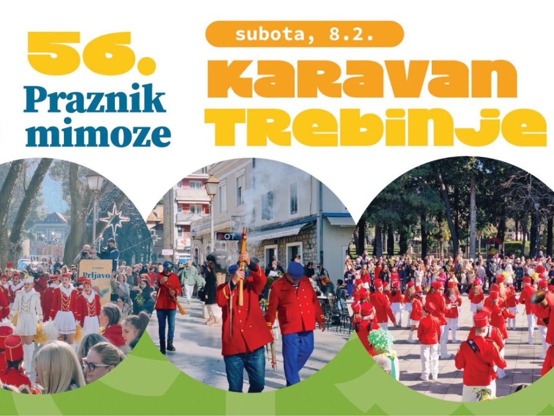 Караван Празника мимозе у суботу у Требињу