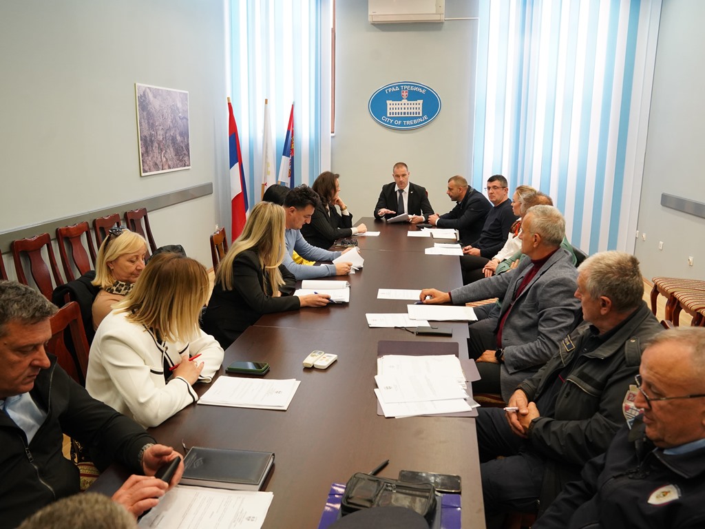 Одржана сједница Градског штаба за ванредне ситуације – Усвојена планска документа за 2025. годину