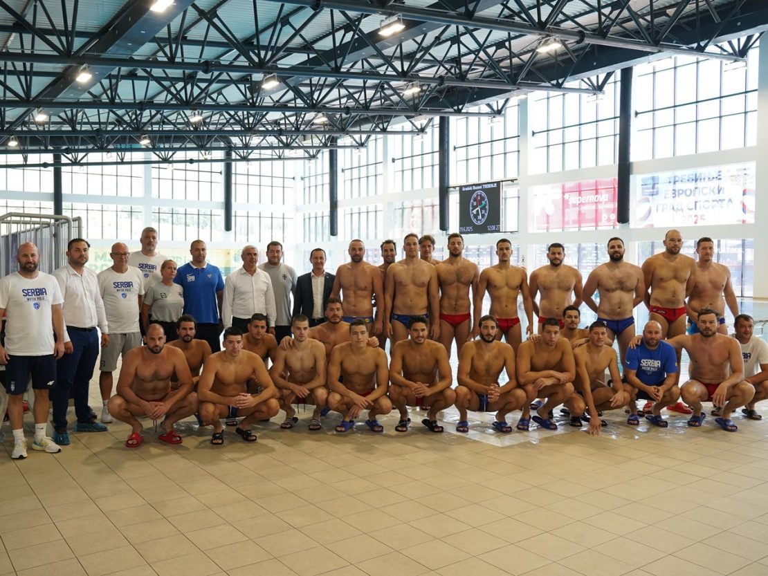 Vaterpolo reprezentacija Srbije trenira u Trebinju – Ćurić: „Ovo je potvrda da idemo pravim putem“, Stevanović i Jakšić hvale uslove