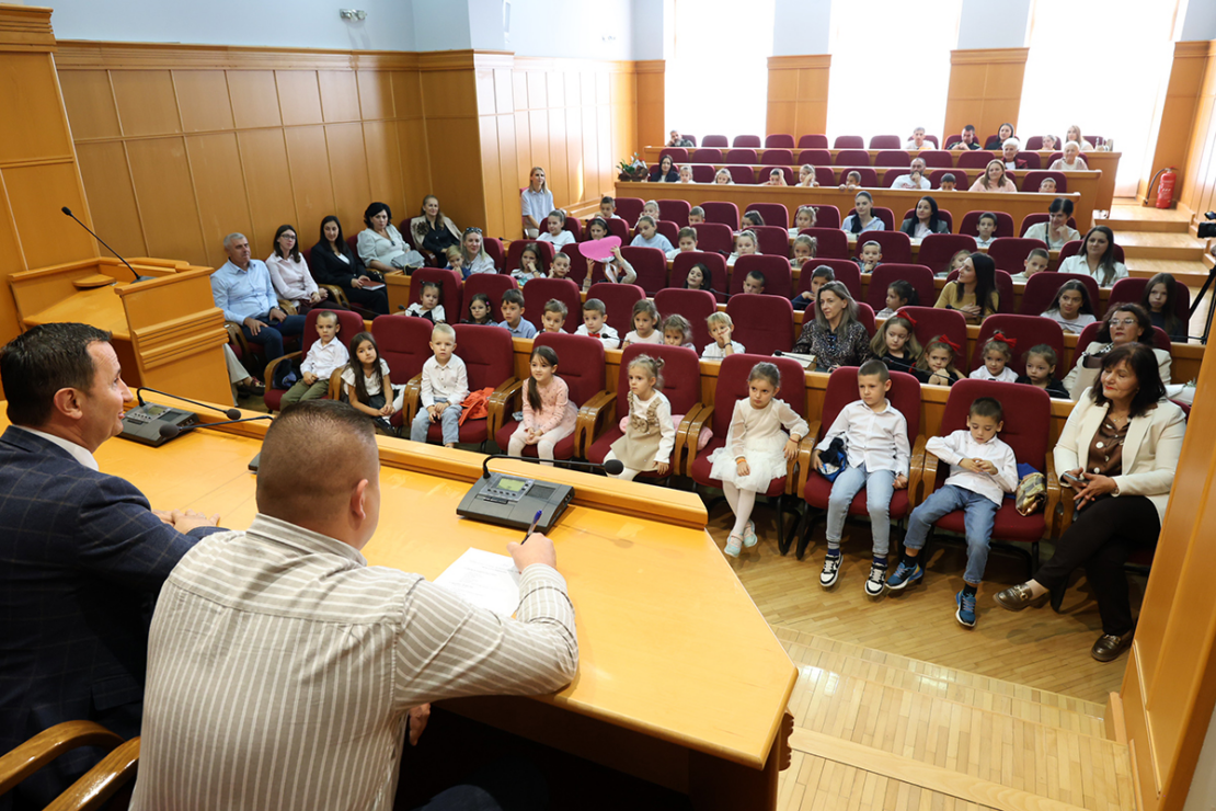 Градоначелник Требиња приредио пријем за најмлађе поводом почетка Дјечије недјеље